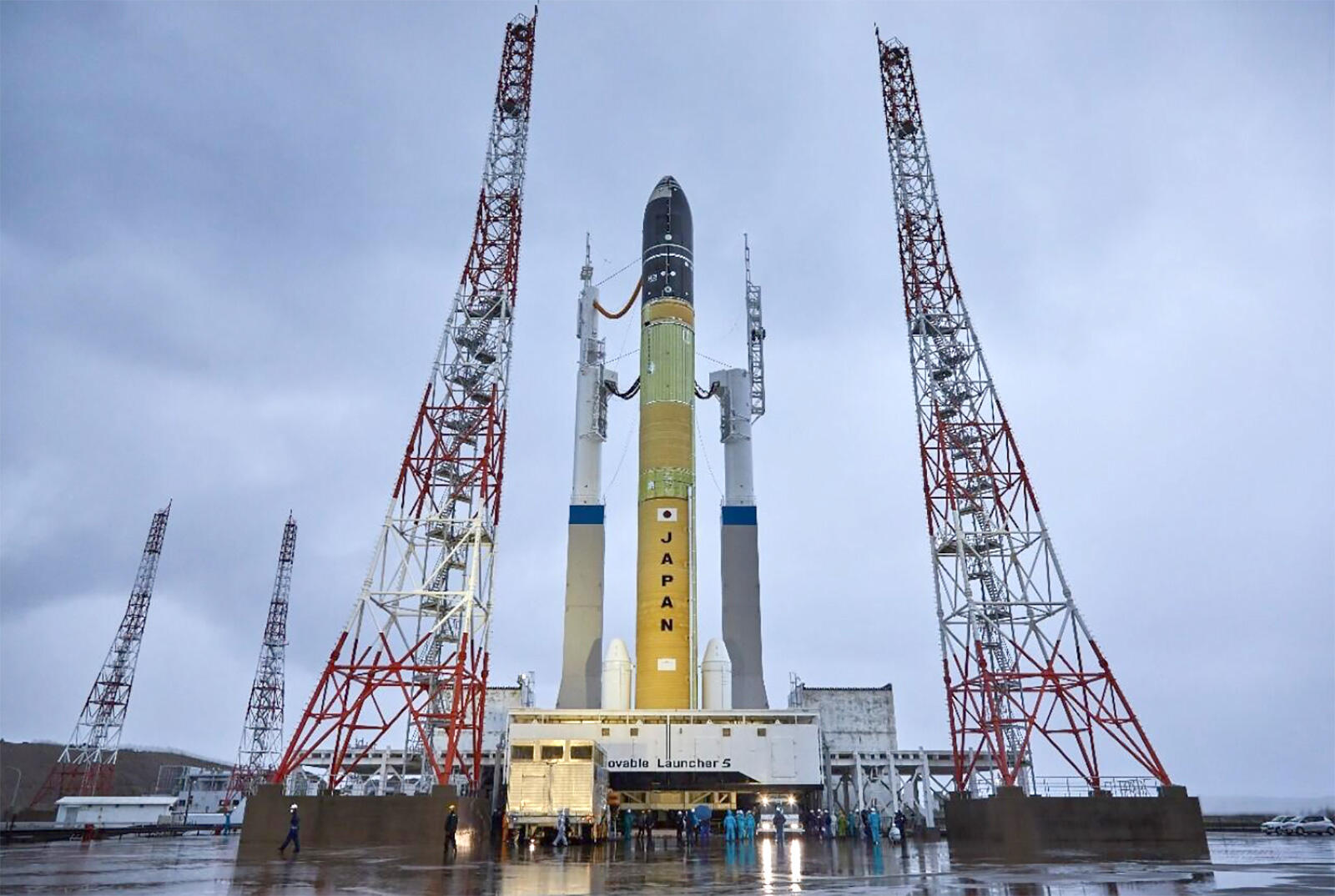 The H3 Launch Vehicle Test Flight No.1 after a wet dress rehearsal at the Tanegashima Space Center