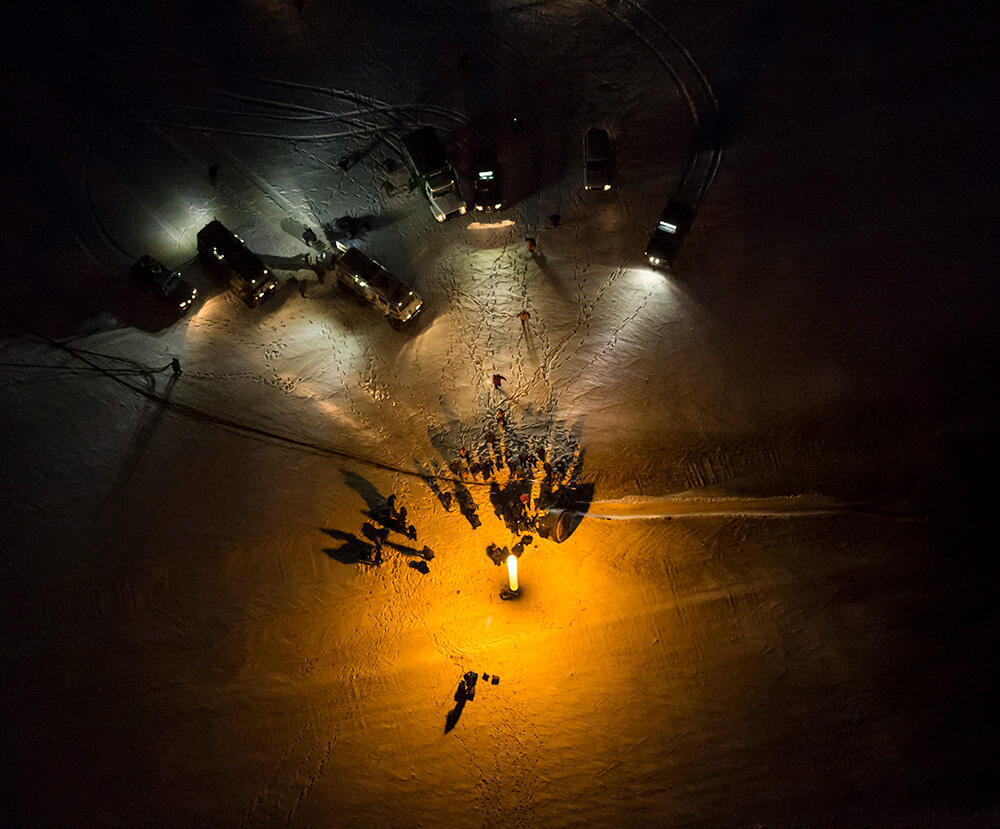 Soyuz module landed to return to Earth the 32nd and 33rd expedition long-duration crew including HOSHIDE