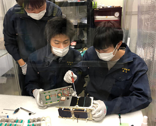 Development of KOSEN-1 by students