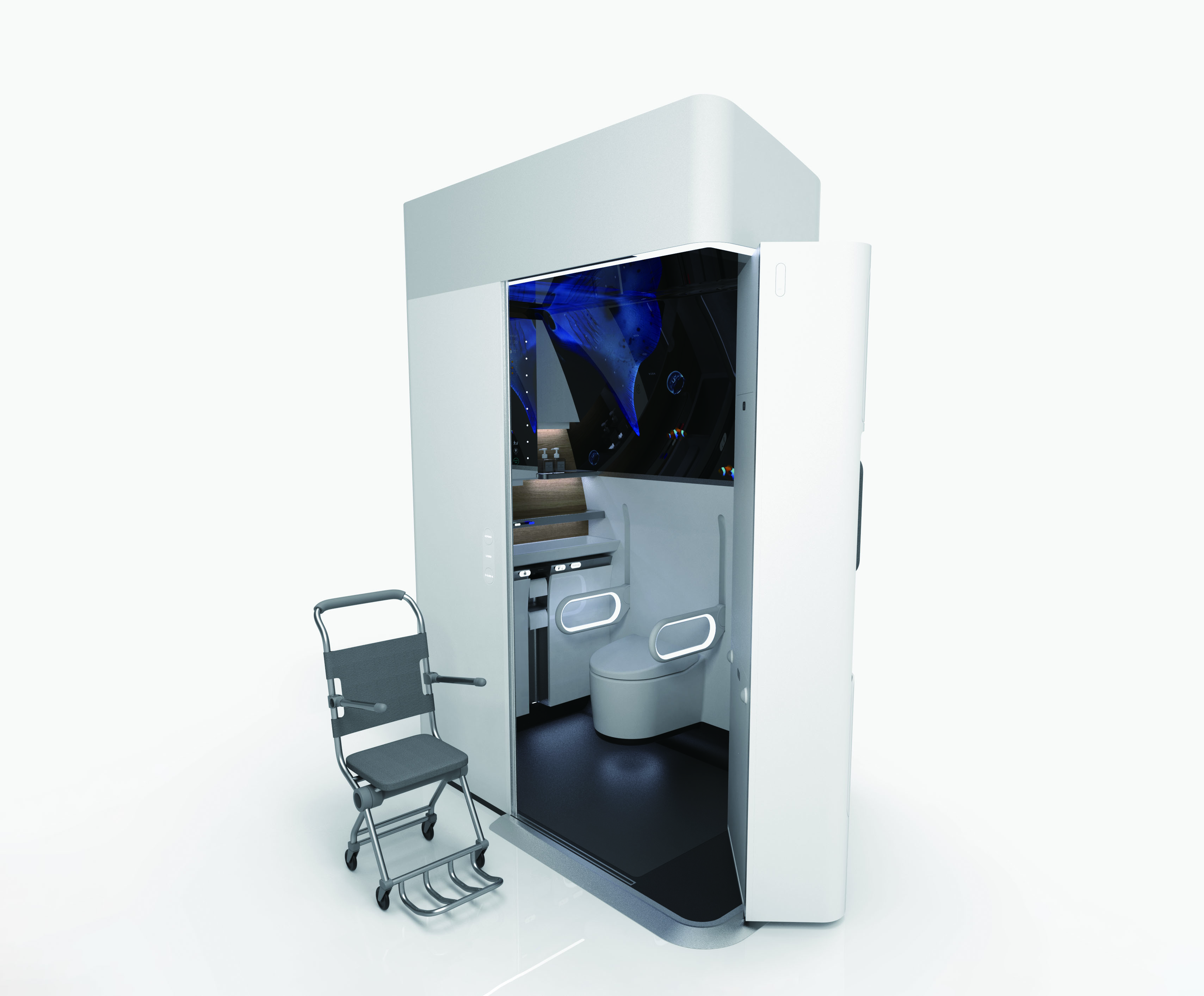 Lavatory under development with Jamco (courtesy of Jamco Corporation)