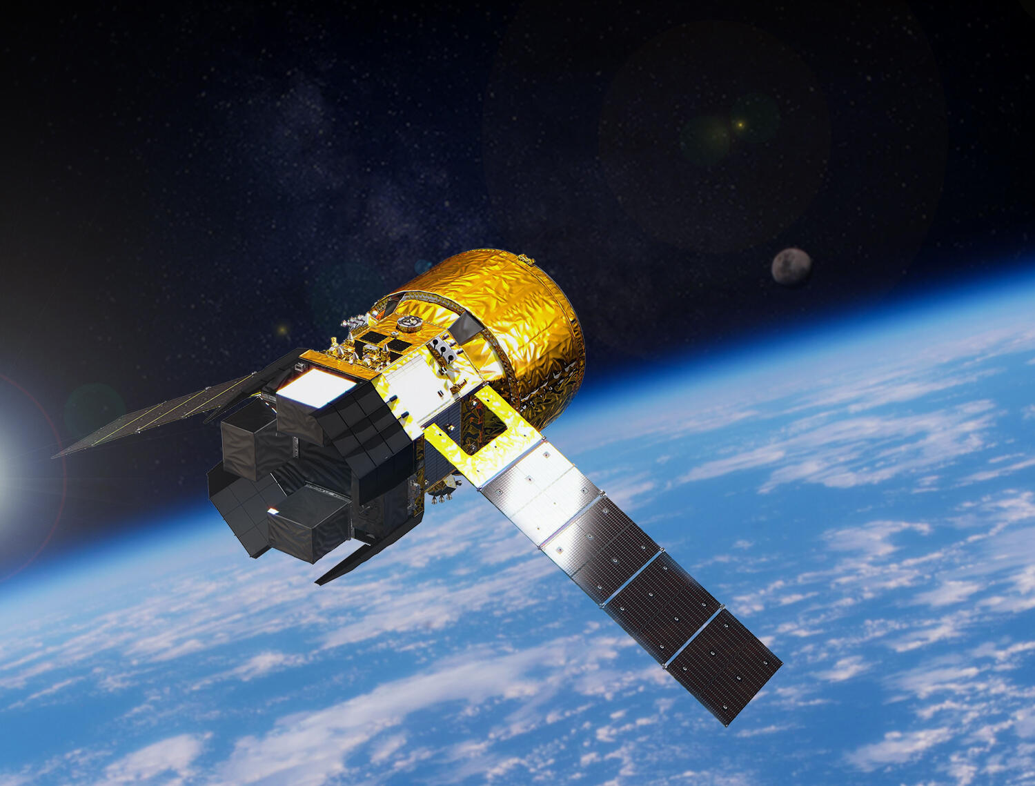 CG image of the New Space-Station Resupply Vehicle (HTV-X)