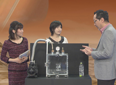 Recording an episode of Science Zero: &ldquo;High Potential for Extraterrestrial Life! - Saturn&rsquo;s Satellite Titan&rdquo; (courtesy: NHK)
