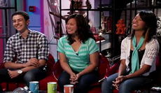 From left: Amr Mohamed, Sara Ma and Dorothy Chen