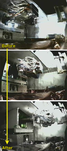 Visual: Robot Movement through Tether Control