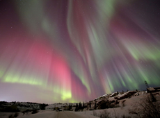 Aurora breakup (courtesy: Nanook Aurora Tours/Yoshifumi Otsuka) 