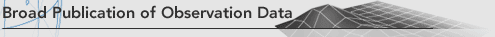 Broad Publication of Observation Data