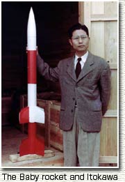 The Baby rocket and Itokawa