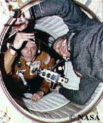 Cosmonaut Leonov during ASTP visit