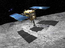 Asteroid explorer HAYABUSA 2 (courtesy: Akihiro Ikeshita)