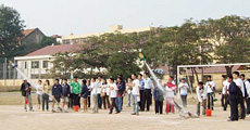 APRSAF-15 Water Rocket Competition in Vietnam (Courtesy of APRSAF)