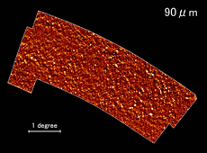 Image of the distant universe. Each of the white dots is a galaxy.