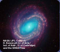 Birth of a galaxy, captured by SST (NGC 4579)
A dust disk is the origin of a planetary system 