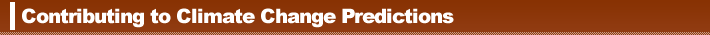 Contributing to Climate Change Predictions