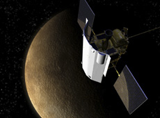 Mercury probe MESSENGER (Courtesy of NASA)
