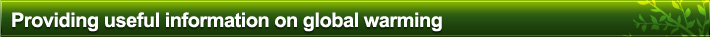 Providing useful information on global warming