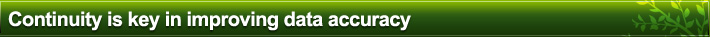 Continuity is key in improving data accuracy