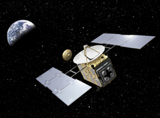 Asteroid explorer HAYABUSA (Courtesy of Akihiro Ikeshita)