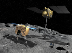 Asteroid explorer Hayabusa Mk2 (courtesy: Akihiro Ikeshita)