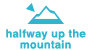 halfway up the mountain