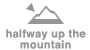 halfway up the mountain