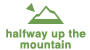 halfway up the mountain