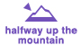 halfway up the mountain
