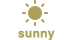 sunny