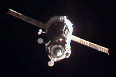 Satoshi Furukawa and other astronauts on the Soyuz TMA-20 spacecraft (courtesy: JAXA/NASA)