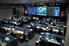Space Shuttle Flight Control Room (courtesy: NASA)