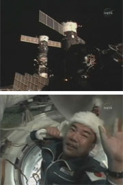 Astronaut Noguchi began ISS expedition