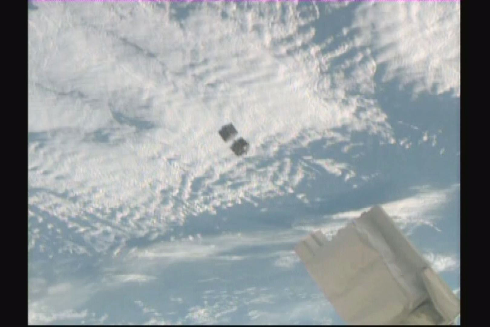 Photo of deployment of 1KUNS-PF(Kenya) and Irazu (Costa Rica) (deployed at the same time)