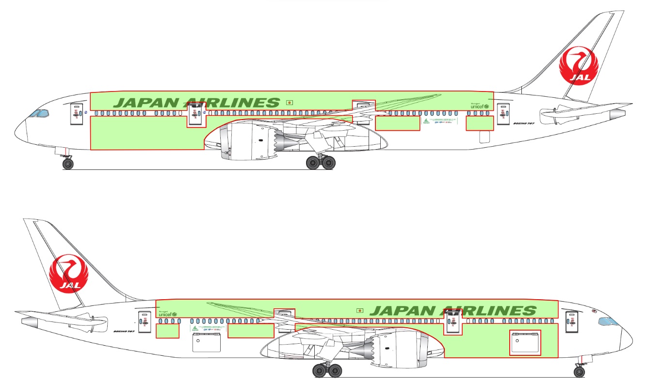 Riblet Application Area (JA868J)