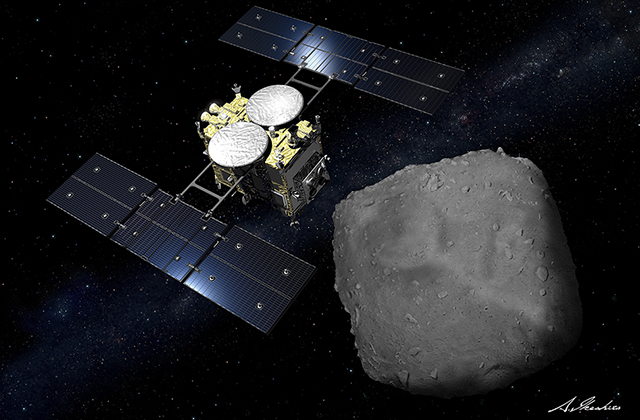 [HAYABUSA2 PROJECT] Revised illustrations of Hayabusa2