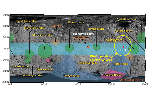 [HAYABUSA2 PROJECT] The Crater Search Operation (Pre-SCI): CRA1