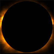 HINODE captured total solar eclipse over Australia