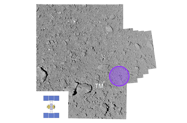 [HAYABUSA2 PROJECT] The touchdown site
