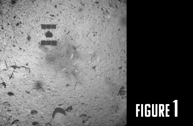 [HAYABUSA2 PROJECT] Image from just after touchdown