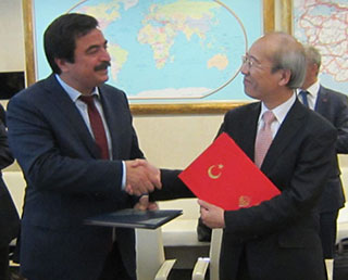 JAXA and the MTMAC, Republic of Turkey sign a Cooperation Agreement