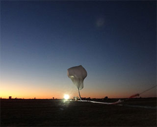 Scientific balloon experiment in Australia