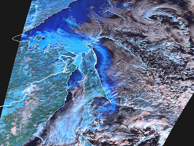 SHIKISAI Observation Data Acquired by SGLI